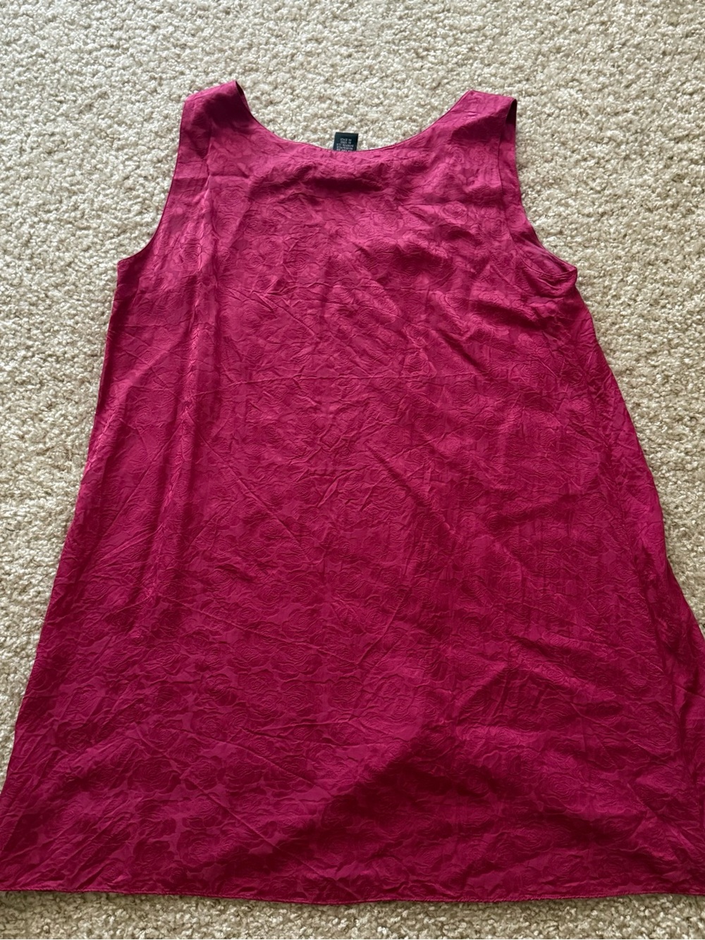 August Silk 100% silk pajama tunic top Medium 31.5 in long - Picture 6 of 6